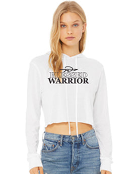 Bella + Canvas Ladies' Cropped Fleece Hoodie (Embroidered)